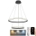 Candelabro suspenso LED com regulação LED/75W/230V 3000-6500K + controlo remoto
