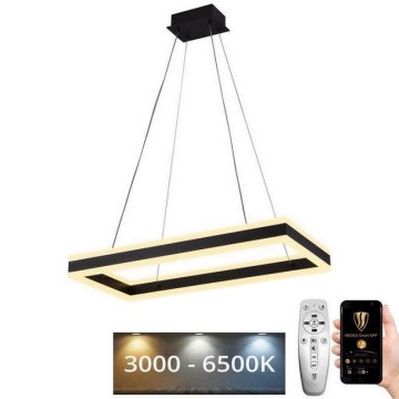Candelabro suspenso LED com regulação LED/80W/230V 3000-6500K + controlo remoto