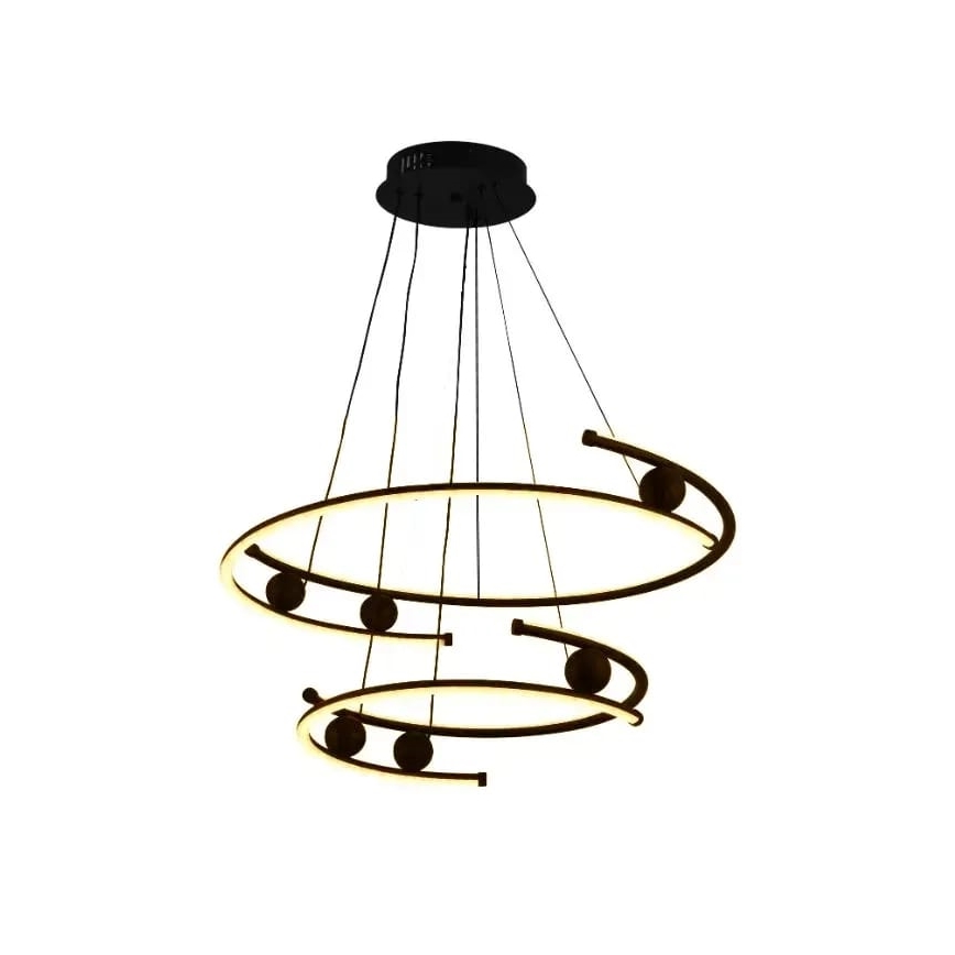 Candelabro suspenso LED com regulação LED/80W/230V 3000-6500K + controlo remoto