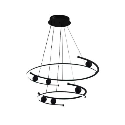 Candelabro suspenso LED com regulação LED/80W/230V 3000-6500K + controlo remoto