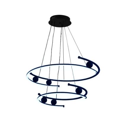 Candelabro suspenso LED com regulação LED/80W/230V 3000-6500K + controlo remoto