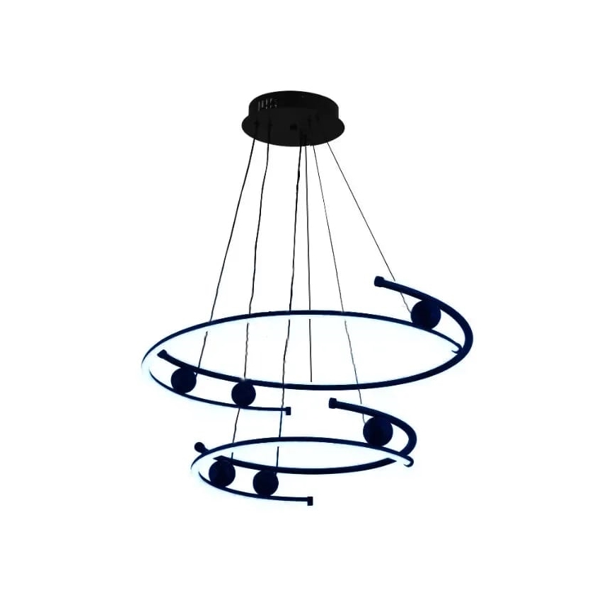 Candelabro suspenso LED com regulação LED/80W/230V 3000-6500K + controlo remoto
