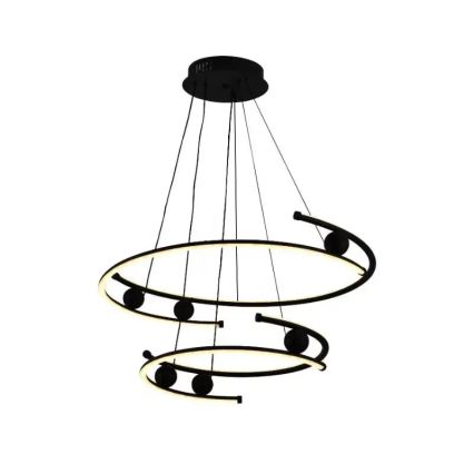 Candelabro suspenso LED com regulação LED/80W/230V 3000-6500K + controlo remoto
