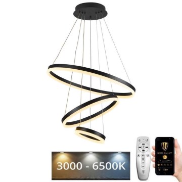 Candelabro suspenso LED com regulação LED/85W/230V 3000-6500K + controlo remoto