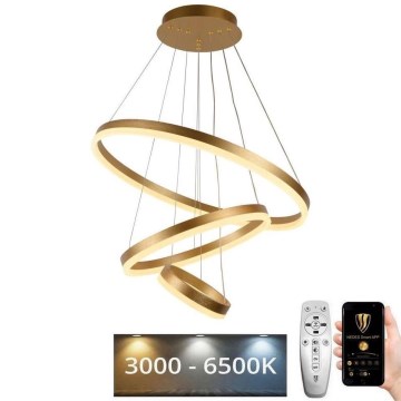 Candelabro suspenso LED com regulação LED/85W/230V 3000-6500K + controlo remoto