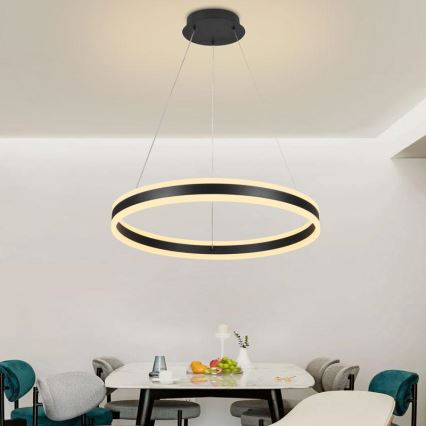 Candelabro suspenso LED com regulação LED/85W/230V 3000-6500K + controlo remoto