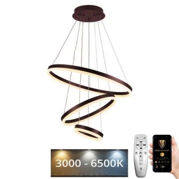 Candelabro suspenso LED com regulação LED/85W/230V 3000-6500K + controlo remoto