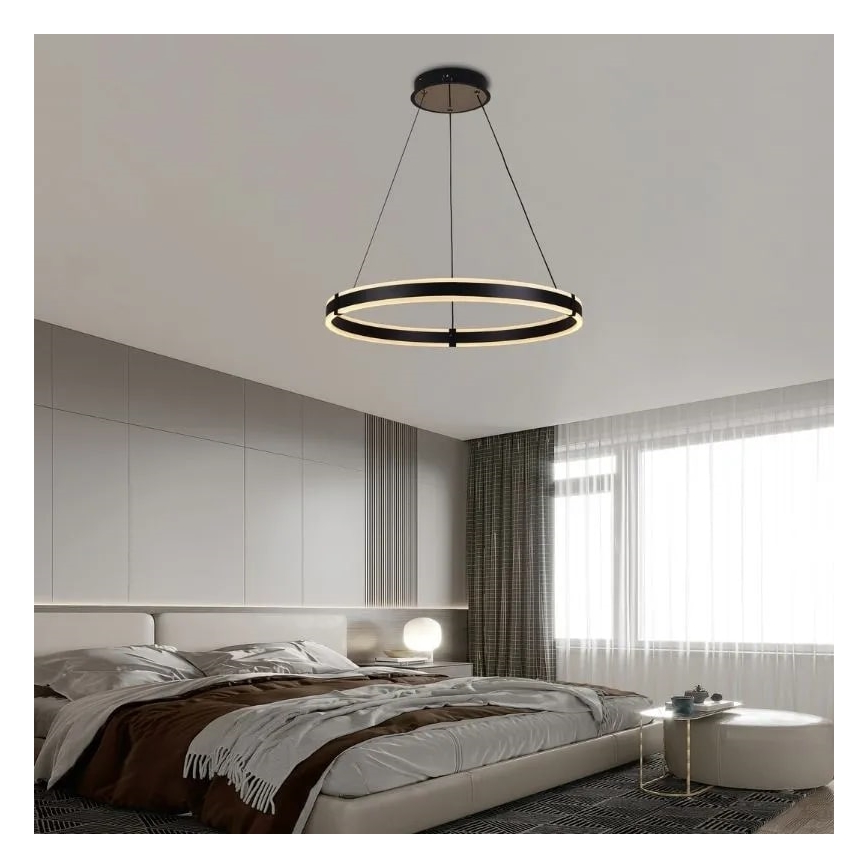 Candelabro suspenso LED com regulação LED/85W/230V 3000-6500K + controlo remoto