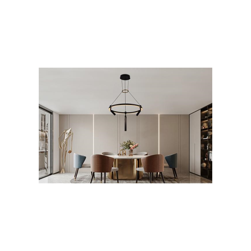 Candelabro suspenso LED com regulação LED/85W/230V 3000-6500K + controlo remoto