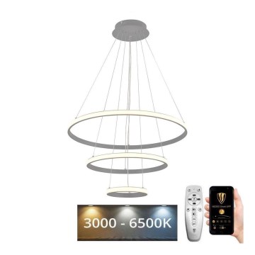 Candelabro suspenso LED com regulação LED/90W/230V 3000-6500K + controlo remoto