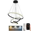 Candelabro suspenso LED com regulação LED/90W/230V 3000-6500K + controlo remoto