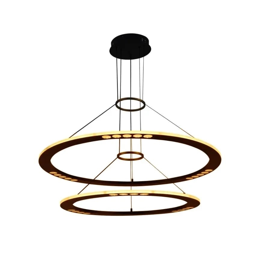 Candelabro suspenso LED com regulação LED/90W/230V 3000-6500K + controlo remoto