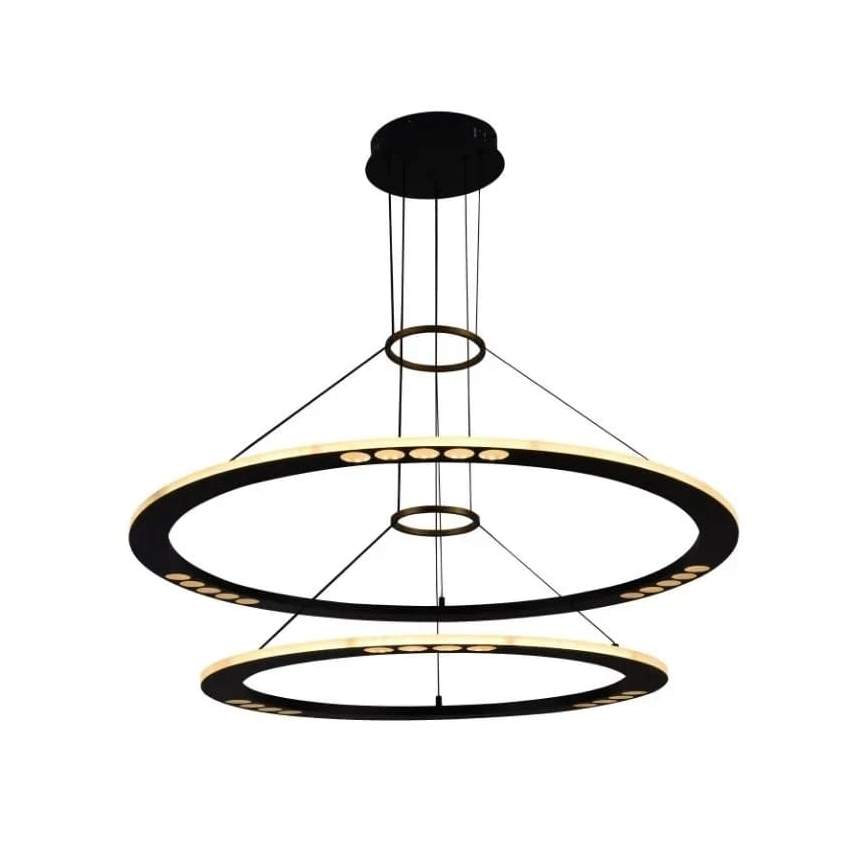 Candelabro suspenso LED com regulação LED/90W/230V 3000-6500K + controlo remoto