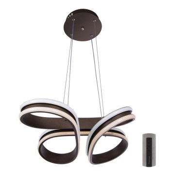 Candelabro suspenso LED com regulação LED/96W/230V diâmetro 63 cm + controlo remoto