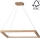 Candelabro suspenso LED com regulação LEGNO LED/31,5W/230V carvalho – FSC certificado
