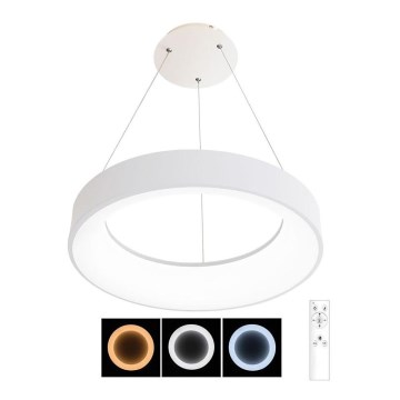 Candelabro suspenso LED com regulação NEST LED/40W/230V 3000-6500K branco +  controlo remoto
