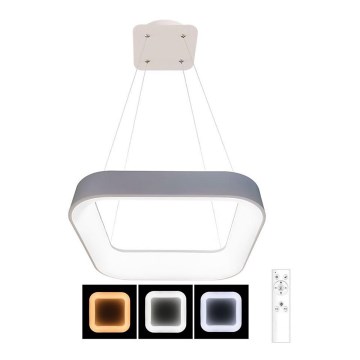 Candelabro suspenso LED com regulação NEST LED/40W/230V 3000-6500K cinzento + controlo remoto