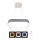 Candelabro suspenso LED com regulação NEST LED/40W/230V 3000-6500K cinzento + controlo remoto