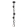 Candelabro suspenso LED COMFORT 6xLED/5W/230V preto