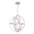 Candelabro suspenso LED COPERNICUS 1xLED/260W/230V branco