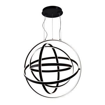 Candelabro suspenso LED COPERNICUS 1xLED/260W/230V preto