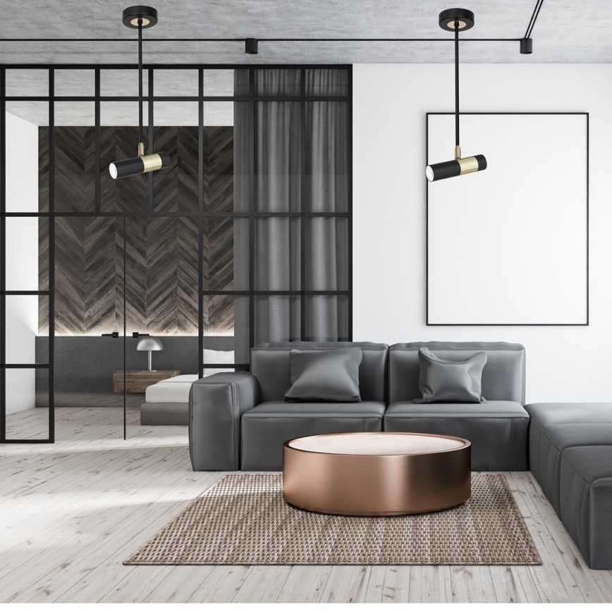 Candelabro suspenso LED DALLAS 1xGU10/3W/230V