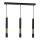 Candelabro suspenso LED DALLAS 3xGU10/3W/230V