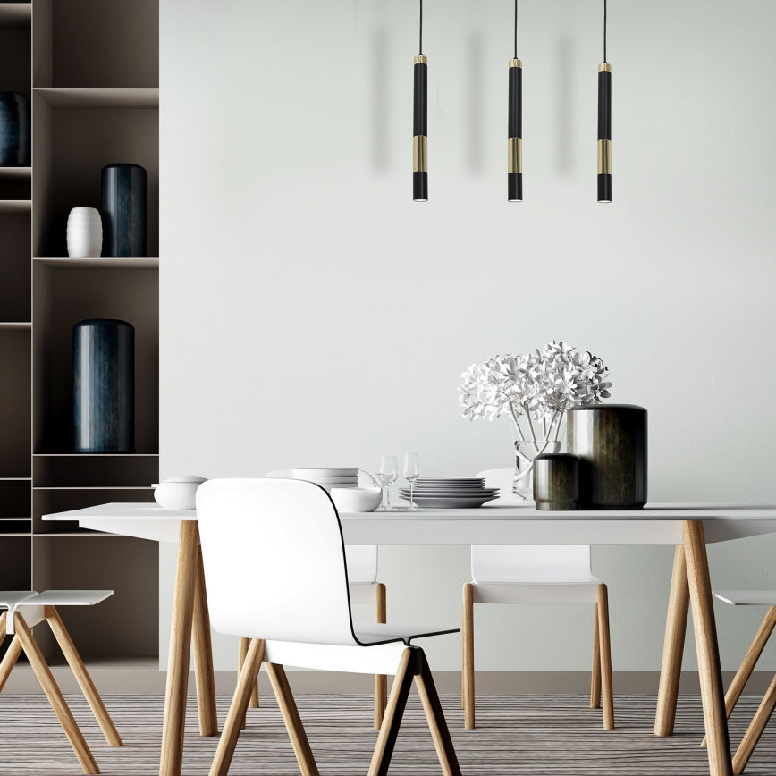 Candelabro suspenso LED DALLAS 3xGU10/3W/230V