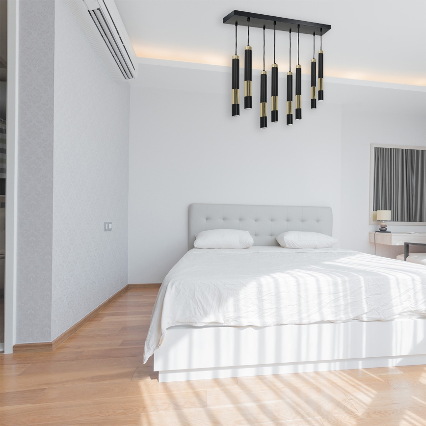Candelabro suspenso LED DALLAS 8xGU10/3W/230V