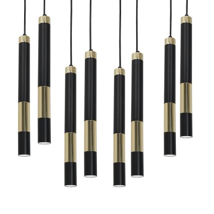 Candelabro suspenso LED DALLAS 8xGU10/3W/230V
