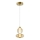 Candelabro suspenso LED DAPHNE LED/12W/230V dourada
