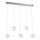 Candelabro suspenso LED ESMOND 5xLED/4,8W/230V cromado brilhante
