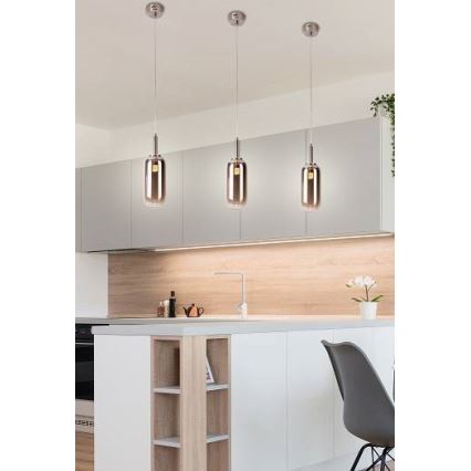 Candelabro suspenso LED FIUGGI LED/6W/230V cinzento