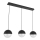 Candelabro suspenso LED FURNI 3xLED/5W/230V preto