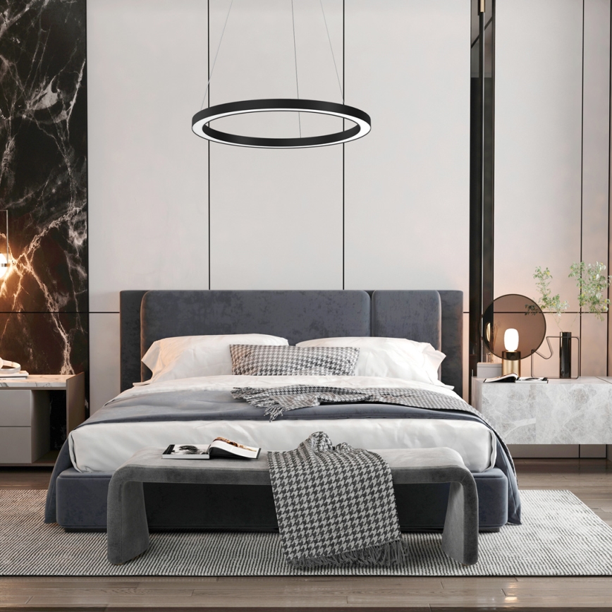 Candelabro suspenso LED GALAXIA LED/26W/230V preto