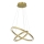 Candelabro suspenso LED GALAXIA LED/46W/230V dourada