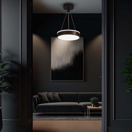 Candelabro suspenso LED LED/12W/230V 4000K preto