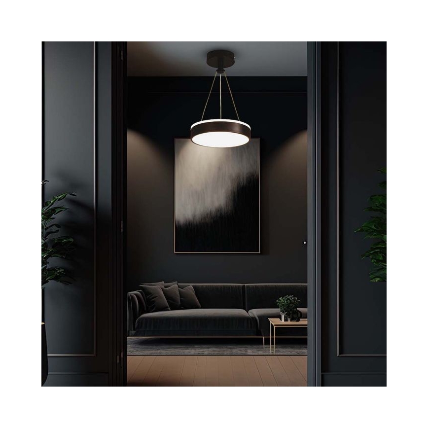 Candelabro suspenso LED LED/12W/230V 4000K preto