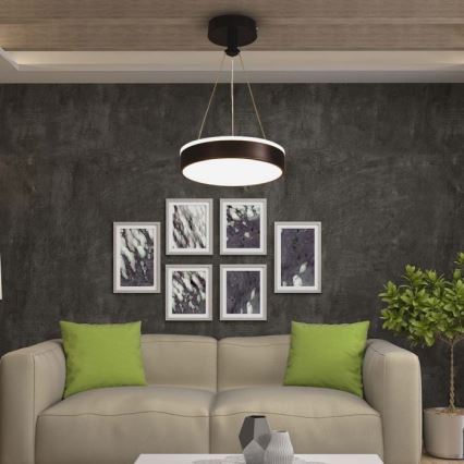 Candelabro suspenso LED LED/12W/230V 4000K preto