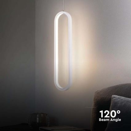 Candelabro suspenso LED LED/13W/230V 4000K branco