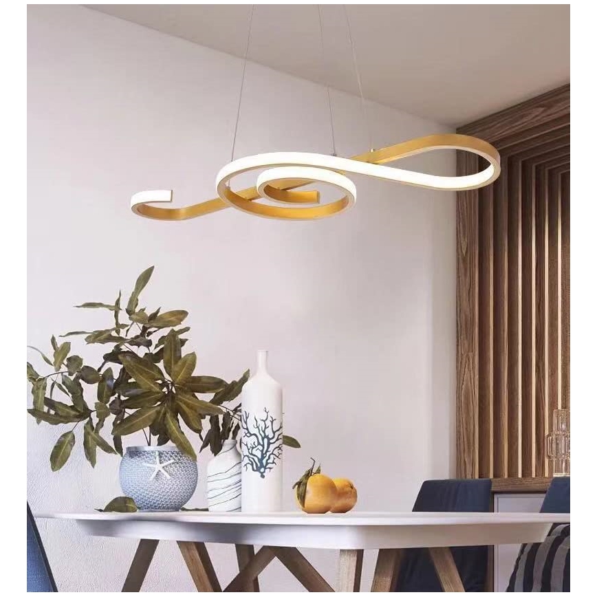 Candelabro suspenso LED LED/18W/230V 3000K dourada