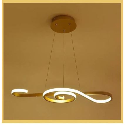 Candelabro suspenso LED LED/18W/230V 3000K dourada