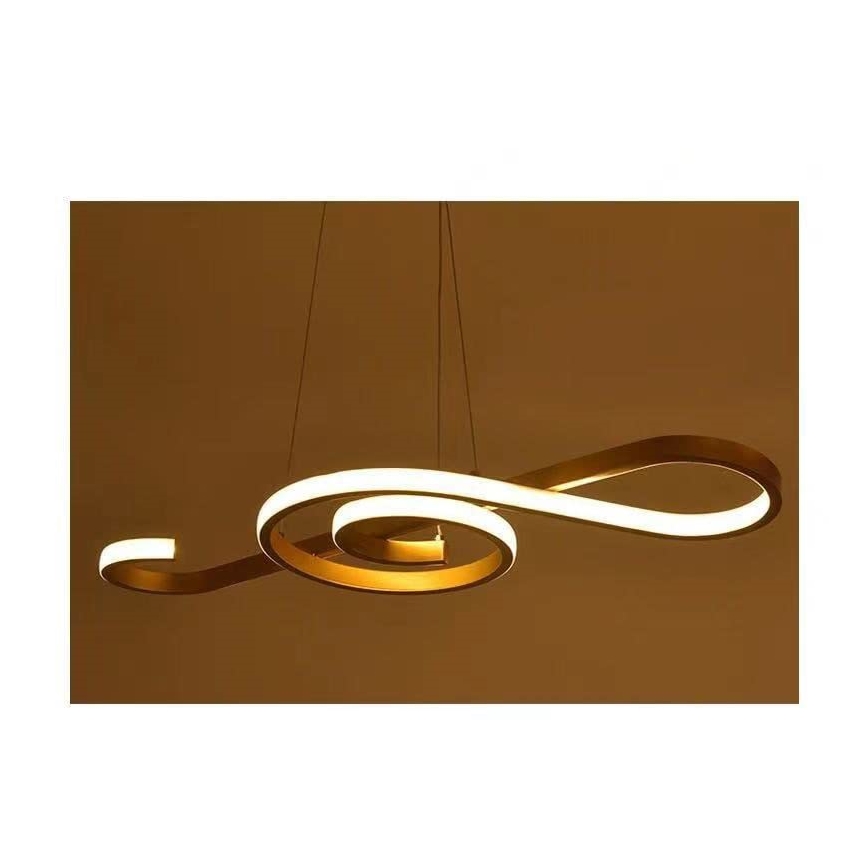 Candelabro suspenso LED LED/18W/230V 3000K dourada