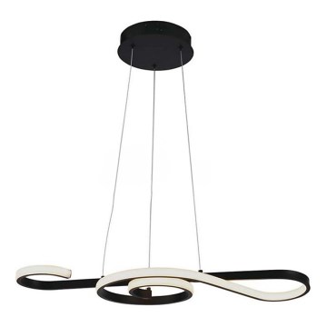 Candelabro suspenso LED LED/18W/230V 3000K preto