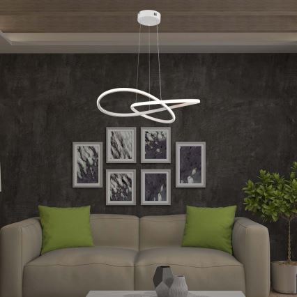 Candelabro suspenso LED LED/20W/230V 3000K branco