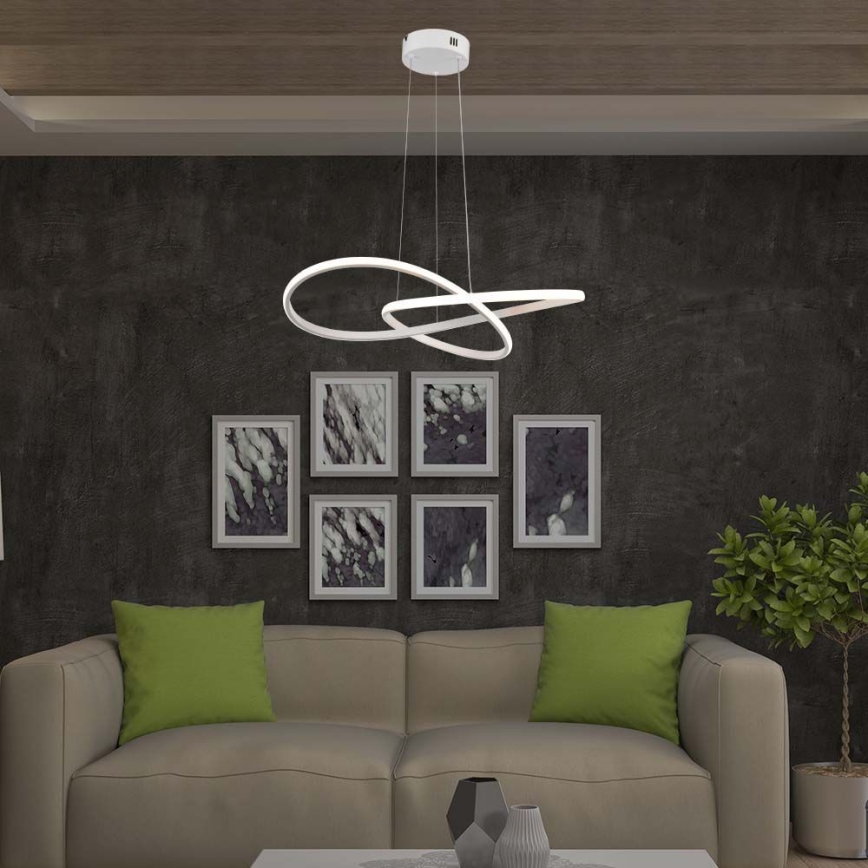 Candelabro suspenso LED LED/20W/230V 3000K branco
