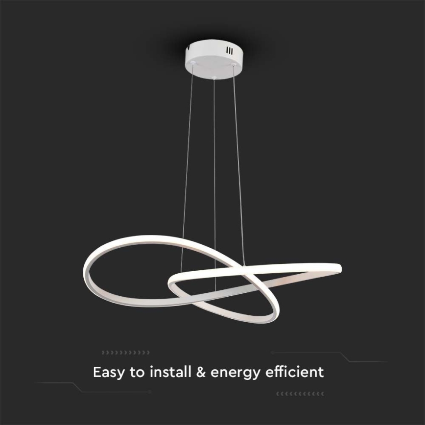 Candelabro suspenso LED LED/20W/230V 3000K branco