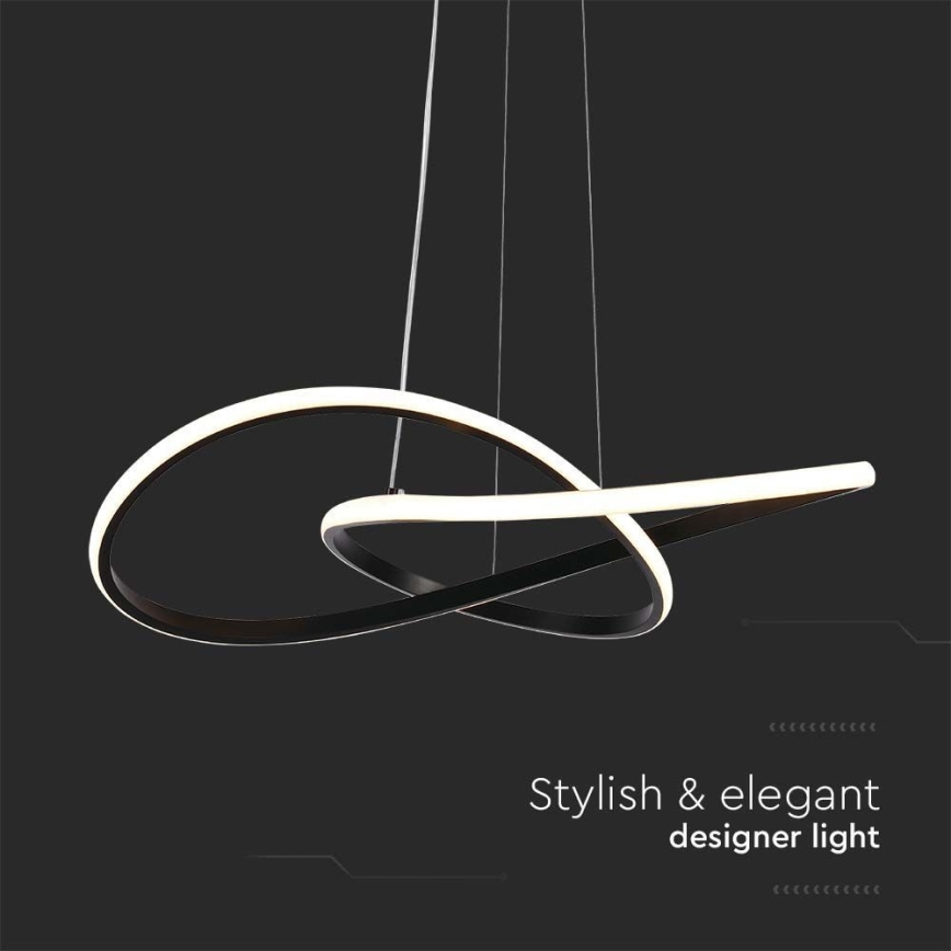 Candelabro suspenso LED LED/20W/230V 3000K preto