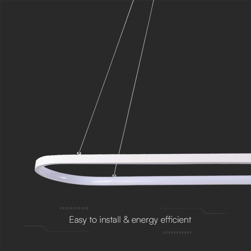 Candelabro suspenso LED LED/24W/230V 3000K branco