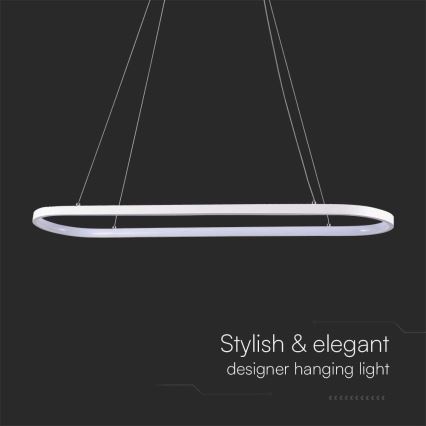 Candelabro suspenso LED LED/24W/230V 3000K branco